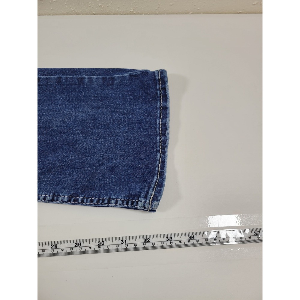 Silver Jeans Avery Slim Boot Women 29 Blue High Rise Flap Pocket L94613SSX318 - Picture 5 of 12
